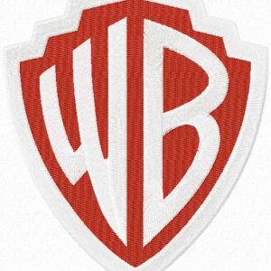 Warner Bros. logo embroidery design