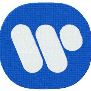 Warner Music Group Logo embroidery design