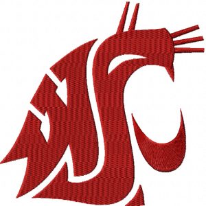 Washington State Cougars embroidery design