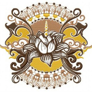 Water lily 2 embroidery design