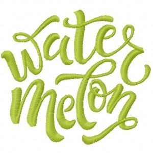 Watermelon 2 embroidery design