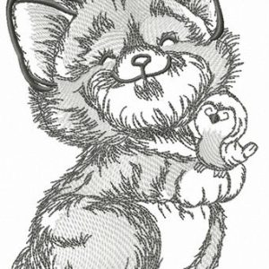 We will not quarrel embroidery design