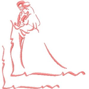 Wedding embroidery design