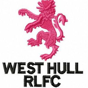 West Hull A.R.L.F.C. logo embroidery design