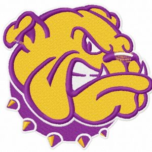 Western Illinois Leathernecks logo 2 embroidery design