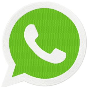 Whatsapp Logo embroidery design