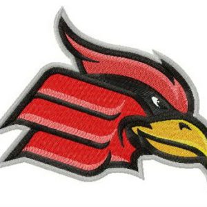 Wheeling Cardinals logo embroidery design