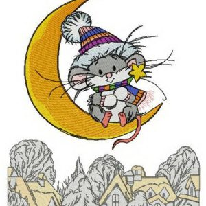 When dreams come true embroidery design