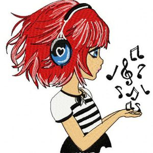 Where words fail music speaks 2 embroidery design