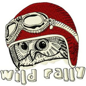 Wild bike rally 5 embroidery design