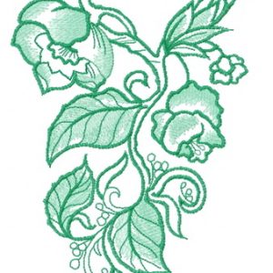 Wild poppies 2 embroidery design