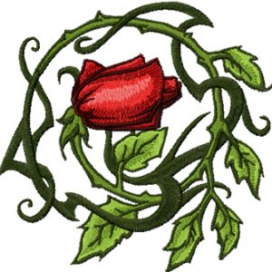 Wild Rose  embroidery design