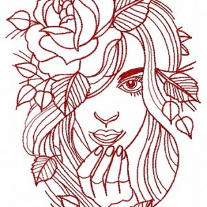 Wild stranger 3 embroidery design