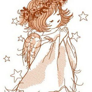 Windy heaven embroidery design