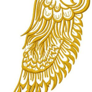 Wing 2 embroidery design