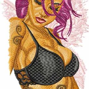 Wings of passion embroidery design