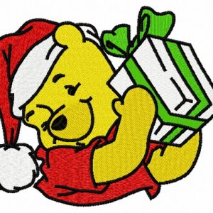Winnie's present 2 embroidery design