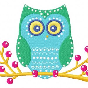 Winter owl 2 embroidery design
