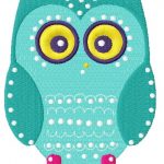 Winter owl 3 embroidery design
