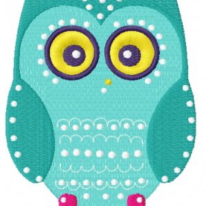 Winter owl 3 embroidery design