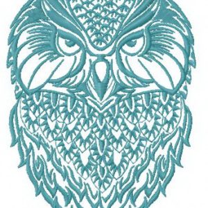 Wise owl 3 embroidery design