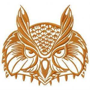 Wise owl 4 embroidery design