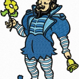 Wizard of Oz embroidery design