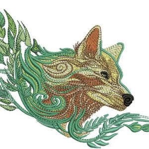 Wolf spirit 2 embroidery design