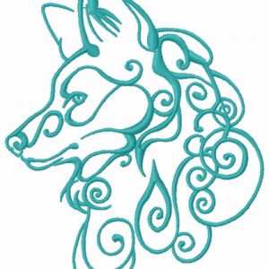 Wolf spirit 6 embroidery design