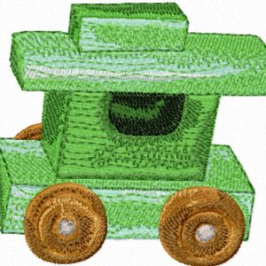 Wooden Truck embroidery design