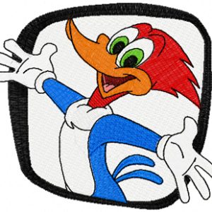 Woody Woodpecker embroidery design