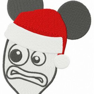 X-mas Forky embroidery design