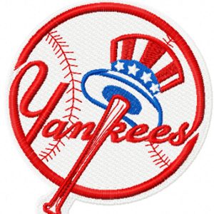 New York Yankees logo embroidery design