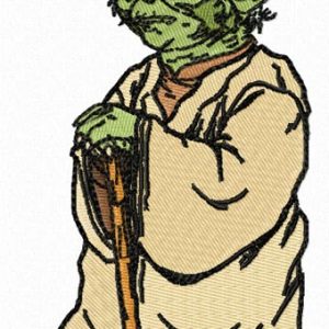 Star Wars Yoda 2 embroidery design
