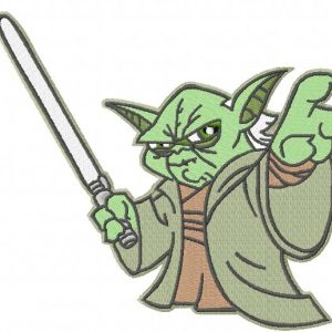 Yoda 7 embroidery design