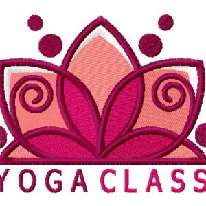 Peaceful Retreat Yoga life embroidery design