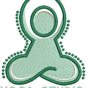 Zen Oasis Yoga Studio embroidery design