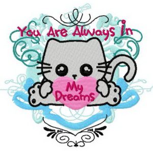 You are always in my dreams 2 embroidery design