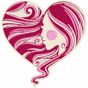 You are in my heart embroidery design