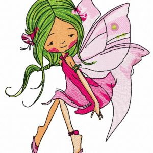 Young fairy 7 embroidery design