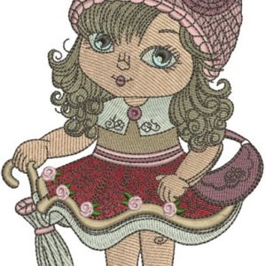 Young fashion-monger 2 embroidery design