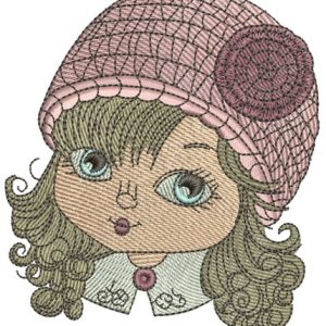 Young fashion-monger 3 embroidery design