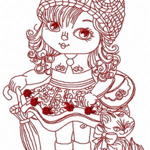 Young fashion-monger 4 embroidery design