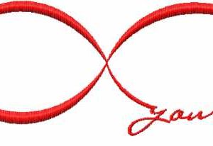 Young glasses  embroidery design