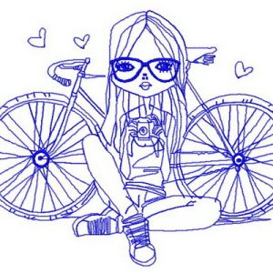 Young photographer 3 embroidery design
