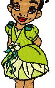 Young Tiana embroidery design