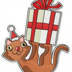 Your Christmas present embroidery design
