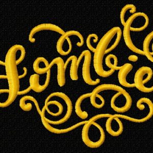 Zombie 2 embroidery design