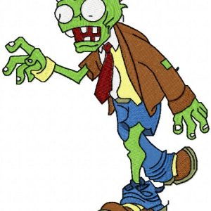 Zombie embroidery design