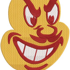 Arizona State Sun Devils custom logo embroidery design